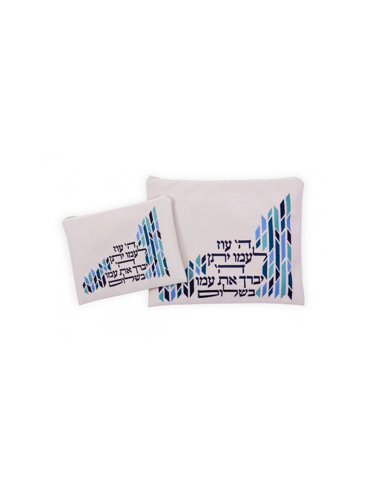 רונית גור אימפלה אוף ווייט טלית ותפיל... | תיקי טלית ותפילין